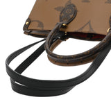 LOUIS VUITTON ルイヴィトン モノグラムリバース オンザゴー MM ブラウン M45321 レディース モノグラムキャンバス ハンドバッグ Aランク 中古 銀蔵