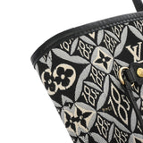 LOUIS VUITTON ルイヴィトン モノグラムジャガード ネヴァーフル MM SINCE 1854 ブラック/グレー M57230 レディース モノグラムキャンバス ハンドバッグ ABランク 中古 銀蔵