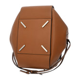 LOEWE ロエベ ハンモック ミディアムドローストリング ブラウン レディース レザー 2WAYバッグ ABランク 中古 銀蔵