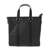 LOUIS VUITTON ルイヴィトン ダミエグラフィット タダオ PM 2WAY ブラック N41259 メンズ ダミエグラフィットキャンバス トートバッグ Aランク 中古 銀蔵