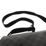 LOUIS VUITTON ルイヴィトン ダミエグラフィット クリストファー メッセンジャー ブラック N40280 メンズ ダミエキャンバス ショルダーバッグ ABランク 中古 銀蔵