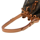 LOUIS VUITTON ルイヴィトン モノグラム プチノエ ブラウン M42226 レディース モノグラムキャンバス ショルダーバッグ ABランク 中古 銀蔵