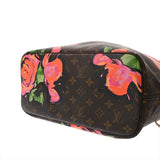 LOUIS VUITTON ルイヴィトン モノグラムローズ ネヴァーフル MM ブラウン M48613 レディース モノグラムキャンバス トートバッグ Bランク 中古 銀蔵