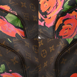 LOUIS VUITTON ルイヴィトン モノグラムローズ ネヴァーフル MM ブラウン M48613 レディース モノグラムキャンバス トートバッグ Bランク 中古 銀蔵