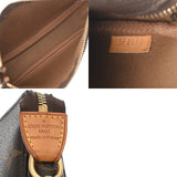 LOUIS VUITTON ルイヴィトン モノグラム ミニ ポシェット アクセソワール ブラウン M58009 レディース モノグラムキャンバス アクセサリーポーチ Bランク 中古 銀蔵