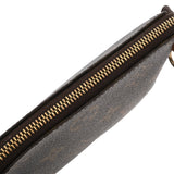 LOUIS VUITTON ルイヴィトン モノグラム ミニ ポシェット アクセソワール ブラウン M58009 レディース モノグラムキャンバス アクセサリーポーチ Bランク 中古 銀蔵