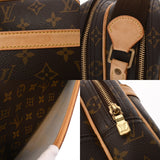 LOUIS VUITTON ルイヴィトン モノグラム リポーター PM ブラウン M45254 ユニセックス モノグラムキャンバス ショルダーバッグ Bランク 中古 銀蔵