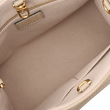 LOUIS VUITTON ルイヴィトン モノグラムアンプラント オンザゴー PM ベージュ M45779 レディース レザー ハンドバッグ Aランク 中古 銀蔵