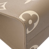 LOUIS VUITTON ルイヴィトン モノグラムアンプラント オンザゴー PM ベージュ M45779 レディース レザー ハンドバッグ Aランク 中古 銀蔵