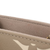 LOUIS VUITTON ルイヴィトン モノグラムアンプラント オンザゴー PM ベージュ M45779 レディース レザー ハンドバッグ Aランク 中古 銀蔵