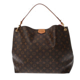 LOUIS VUITTON ルイヴィトン モノグラム グレースフル MM セミショルダー ピヴォワンヌ M43703 レディース モノグラムキャンバス ショルダーバッグ ABランク 中古 銀蔵