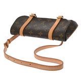 LOUIS VUITTON ルイヴィトン モノグラム ポシェットマル ブラウン M51159 レディース モノグラムキャンバス ウエストバッグ ABランク 中古 銀蔵