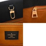 LOUIS VUITTON ルイヴィトン モノグラムアンプラント オンザゴー MM ノワール M44925 レディース レザー ハンドバッグ Aランク 中古 銀蔵