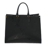 LOUIS VUITTON ルイヴィトン モノグラムアンプラント オンザゴー MM ノワール M44925 レディース レザー ハンドバッグ Aランク 中古 銀蔵