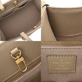 LOUIS VUITTON ルイヴィトン モノグラムアンプラント オンザゴー MM 2WAY トゥルトレール M45607 レディース レザー ハンドバッグ Bランク 中古 銀蔵