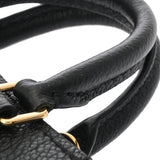 LOUIS VUITTON ルイヴィトン モノグラムアンプラント プティットサックプラ ノワール/ベージュ M81416 レディース レザー ハンドバッグ Aランク 中古 銀蔵