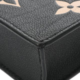 LOUIS VUITTON ルイヴィトン モノグラムアンプラント プティットサックプラ ノワール/ベージュ M81416 レディース レザー ハンドバッグ Aランク 中古 銀蔵