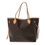 LOUIS VUITTON ルイヴィトン モノグラム ネヴァーフル MM ブラウン M40156 ユニセックス モノグラムキャンバス トートバッグ ABランク 中古 銀蔵