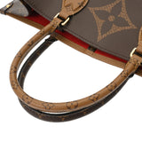 LOUIS VUITTON ルイヴィトン モノグラムジャイアント オンザゴー GM 2WAYトート ブラウン M45320 ユニセックス モノグラムキャンバス ハンドバッグ ABランク 中古 銀蔵