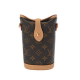 LOUIS VUITTON ルイヴィトン モノグラム フォールドミーポーチ ブラウン M80874 レディース モノグラムキャンバス ポーチ Aランク 中古 銀蔵