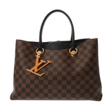 LOUIS VUITTON ルイヴィトン ダミエ LVリバーサイド 2WAY ノワール N40052 レディース ダミエキャンバス ハンドバッグ ABランク 中古 銀蔵