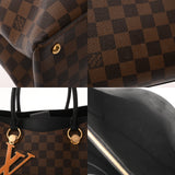 LOUIS VUITTON ルイヴィトン ダミエ LVリバーサイド 2WAY ノワール N40052 レディース ダミエキャンバス ハンドバッグ ABランク 中古 銀蔵