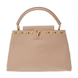 LOUIS VUITTON ルイヴィトン カプシーヌ MM 2WAY ベージュ レディース トリヨンレザー ハンドバッグ ABランク 中古 銀蔵