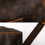 LOUIS VUITTON ルイヴィトン モノグラム リポーター PM ブラウン M45254 ユニセックス モノグラムキャンバス ショルダーバッグ Bランク 中古 銀蔵