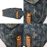 LOUIS VUITTON ルイヴィトン モノグラムデニム バギー PM ロングストラップ付 ブルー M95049 レディース デニム ショルダーバッグ Bランク 中古 銀蔵