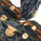 LOUIS VUITTON ルイヴィトン モノグラムデニム バギー PM ロングストラップ付 ブルー M95049 レディース デニム ショルダーバッグ Bランク 中古 銀蔵