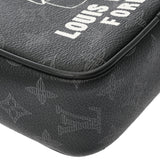 LOUIS VUITTON ルイヴィトン モノグラムエクリプス ダヌーブ PM ヴィヴィエンヌ 2018年ポップアップ限定 ブラック M43677 メンズ モノグラムキャンバス ショルダーバッグ Aランク 中古 銀蔵
