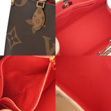 LOUIS VUITTON ルイヴィトン モノグラムリバース オンザゴー MM ブラウン M45321 レディース モノグラムキャンバス ハンドバッグ Aランク 中古 銀蔵