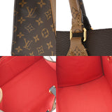 LOUIS VUITTON ルイヴィトン モノグラムリバース オンザゴー MM ブラウン M45321 レディース モノグラムキャンバス ハンドバッグ ABランク 中古 銀蔵