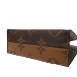 LOUIS VUITTON ルイヴィトン モノグラムジャイアント オンザゴー GM 2WAYトート ブラウン M45320 ユニセックス モノグラムキャンバス ハンドバッグ Aランク 中古 銀蔵