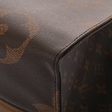 LOUIS VUITTON ルイヴィトン モノグラムジャイアント オンザゴー GM 2WAYトート ブラウン M45320 ユニセックス モノグラムキャンバス ハンドバッグ Aランク 中古 銀蔵