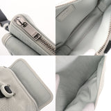 CHRISTIAN DIOR クリスチャンディオール ブルーグレー 2EDSW006POS メンズ レザー/ナイロン ショルダーバッグ Aランク 中古 銀蔵