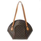 LOUIS VUITTON ルイヴィトン モノグラム エリプス ショッピング ブラウン M51128 レディース モノグラムキャンバス ショルダーバッグ Bランク 中古 銀蔵