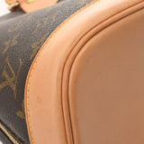 LOUIS VUITTON ルイヴィトン モノグラム アルマ 旧型 ブラウン M51130 レディース モノグラムキャンバス ハンドバッグ ABランク 中古 銀蔵