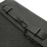 LOUIS VUITTON ルイヴィトン モノグラム ポシェットスティーマー ブラック M80140 メンズ トリヨンレザー ショルダーバッグ ABランク 中古 銀蔵