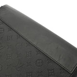 LOUIS VUITTON ルイヴィトン モノグラム ポシェットスティーマー ブラック M80140 メンズ トリヨンレザー ショルダーバッグ ABランク 中古 銀蔵