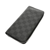 LOUIS VUITTON ルイヴィトン ダミエグラフィット ジッピーウォレット ヴェルティカル ブラック/グレー N63095 レディース ダミエグラフィットキャンバス 長財布 Bランク 中古 銀蔵