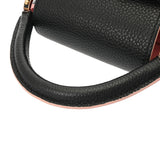 LOUIS VUITTON ルイヴィトン カプシーヌ BB ブラック/ピンク M20709 レディース トリヨンレザー ハンドバッグ ABランク 中古 銀蔵
