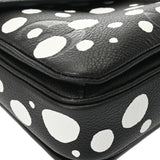 LOUIS VUITTON ルイヴィトン ポシェットメティス 草間彌生コラボ ブラック/ホワイト M46409 レディース トリヨンレザー 2WAYバッグ Aランク 中古 銀蔵