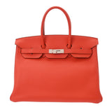 HERMES エルメス バーキン 35 ピヴォワンヌ □P刻印(2012年頃) ユニセックス トリヨンクレマンス ハンドバッグ Aランク 中古 銀蔵
