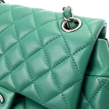 CHANEL シャネル マトラッセ バックパック グリーン A91121 レディース ラムスキン リュック・デイパック Bランク 中古 銀蔵
