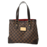 LOUIS VUITTON ルイヴィトン ダミエ ハムステッド PM ブラウン N51205 レディース ダミエキャンバス トートバッグ Aランク 中古 銀蔵