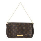 LOUIS VUITTON ルイヴィトン モノグラム フェイボリット MM ブラウン M40718 レディース モノグラムキャンバス ショルダーバッグ Bランク 中古 銀蔵