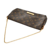 LOUIS VUITTON ルイヴィトン モノグラム フェイボリット MM ブラウン M40718 レディース モノグラムキャンバス ショルダーバッグ Bランク 中古 銀蔵