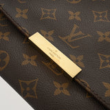 LOUIS VUITTON ルイヴィトン モノグラム フェイボリット MM ブラウン M40718 レディース モノグラムキャンバス ショルダーバッグ Bランク 中古 銀蔵
