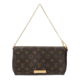 LOUIS VUITTON ルイヴィトン モノグラム フェイボリット MM ブラウン M40718 レディース モノグラムキャンバス ショルダーバッグ Bランク 中古 銀蔵
